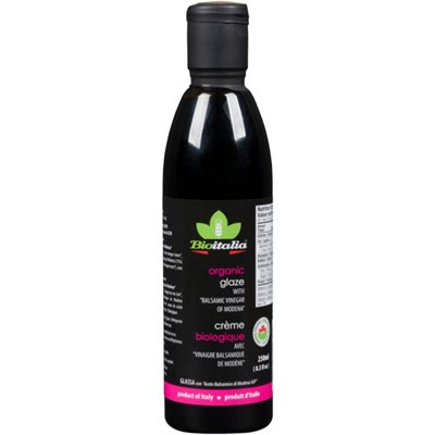 Bioitalia Organic Glaze with Balsamic Vinegar of Modena 250 ml 