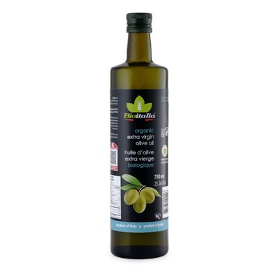 Bioitalia Huile d'Olive Extra Vierge Biologique 750 ml