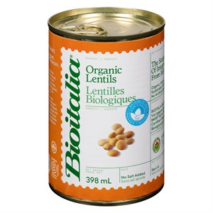 Bioitalia Lentils Organic 398 ml