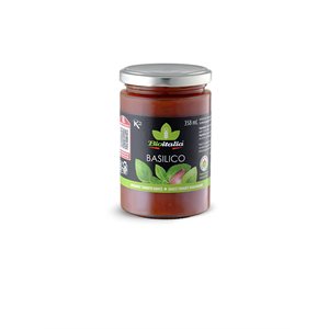 Bioitalia Sauce au Basilic Biologique 358 ml