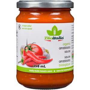 Bioitalia Organic Arrabbiata Sauce 358 ml 358ML