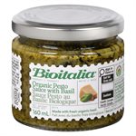 Bioitalia Pesto Sauce with Basil Organic 160 ml