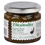 Bioitalia Organic Black Olive Spread 160 ml 