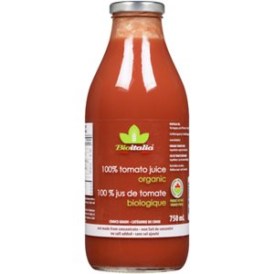 Bioitalia 100% Tomato Juice Organic 750 ml 750 ml