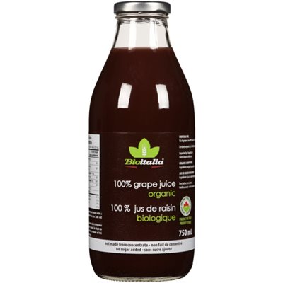 Bioitalia 100% Grape Juice Organic 750 ml 750 ml