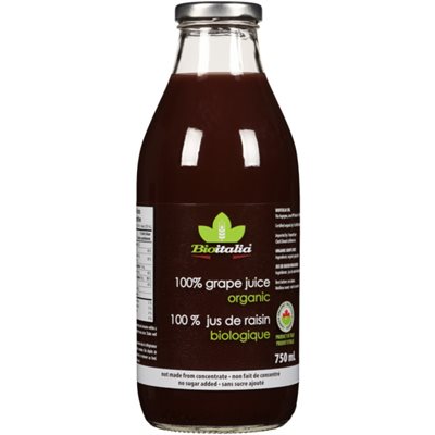 Bioitalia 100% Grape Juice Organic 750 ml 