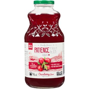 Patience Fruit & Co Juice Cranberry Organic 946 ml 