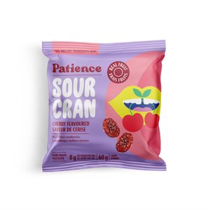 Patience Fruit & Co Sour Cran Bonbon à Saveur de Cerise Surette 60 g