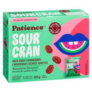 Patience& Co Multipack De Canneberges Séchées Et De Pastèque 105G