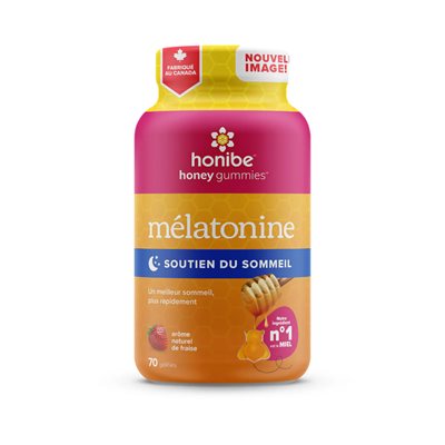 Honibe Melatonin 70 Gummies Strawberry flavoured