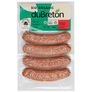 duBreton Saucisses Italiennes Fortes Bio