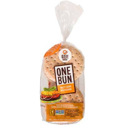 Ozery Bakery One Bun 8 Pains Minces pour Sandwiches Multigrains 600 g