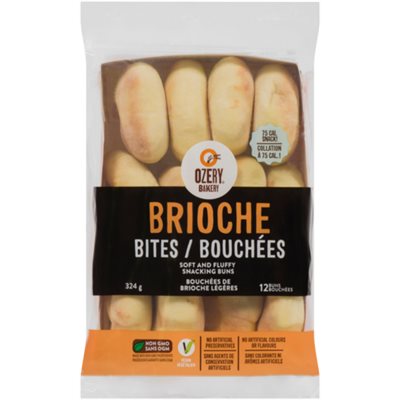 Ozery Bakery Bouchées de Brioche Légéres Brioche Bouchées 12 Bouchées 324 g