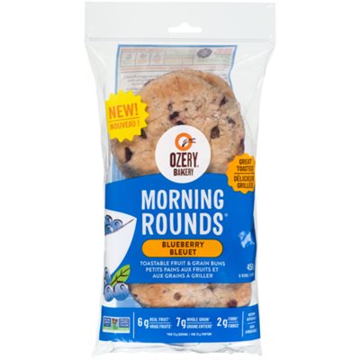 Ozery Bakery Morning Rounds Blueberry 6 Buns 450 g