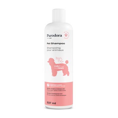 PURODORA LAB Pet Shampoo for Curly Coats 237 ml