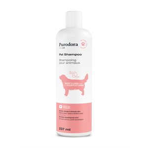 PURODORA LAB Shampoing pour animaux à poils courts et longs 237 ml