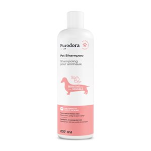 PURODORA LAB Shampoing pour animaux à la peau sensible 237 ml