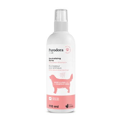 PURODORA LAB Brumisateur pour animaux à poils courts et longs 110ml