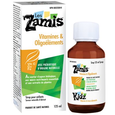 Les Zamis Kidz Vitamins Trace Elements 120ML