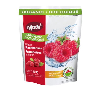 Moov Organic Whole Raspberries