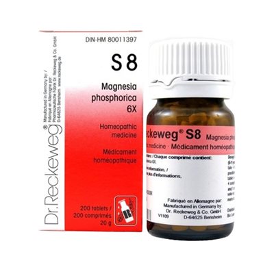  Dr.Reckeweg S8 - Magnesia phos 6X 200 comprimés 