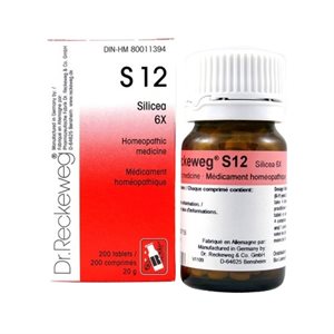 S12 - Silicea 6X 200 tablets / comprims - 20g