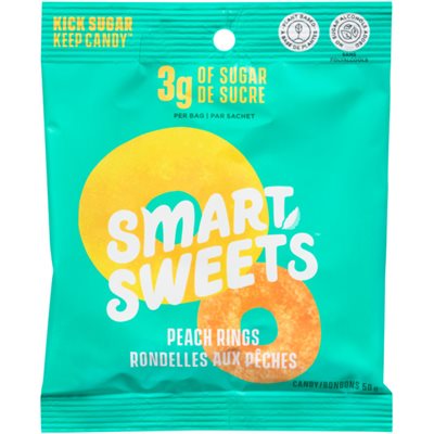 Smart Sweets Candy Peach Rings 50 g 50g