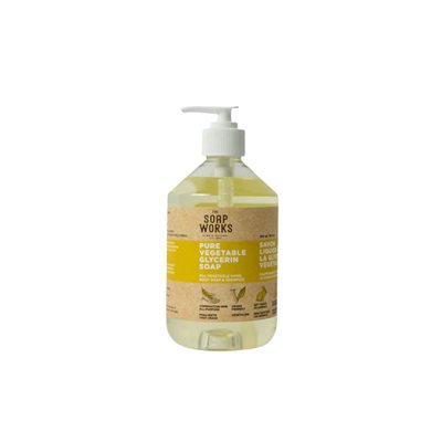 The Soap Works Pure vegetable Glycerin Soap 500ml 500ml