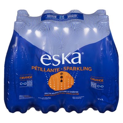 Eska Eau De Source Naturelle Gaziefiee Orange 12 / 1L