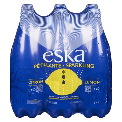 Eska Sparkling Lemon Spring Water 6x1l 6X1L