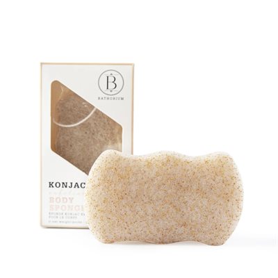 Bathorium Konjac Walnut Exfoliating Body Sponge 60g