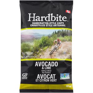 Hardbite Handcrafted-Style Chips Avocado & Lime 150 g 