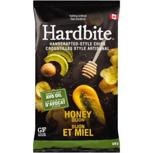 Hardbite Croustilles Style Artisanal Dijon et Miel 128 g