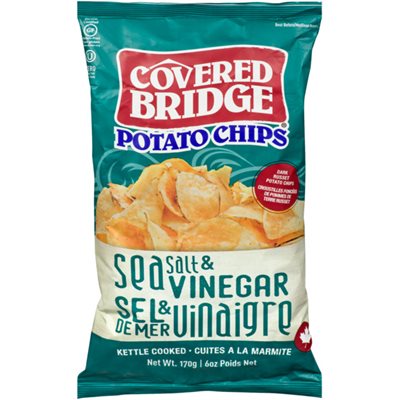 COVERED BRIDGE SEA SALT / VINEGAR 170GR