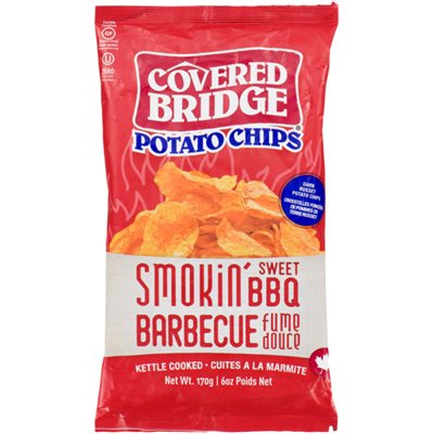 COVERED BRIDGE SMOKIN SWT BBQ 170GR 170GR