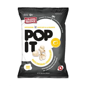 Potit Popcorn Cheddar Blanc 125g