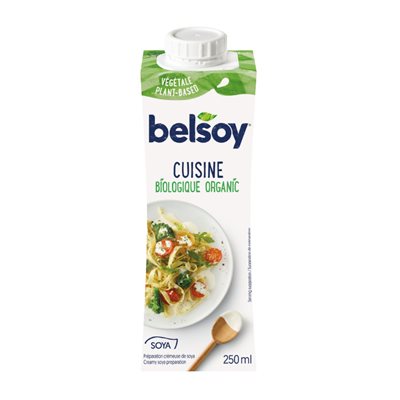 Belsoy Cuisine Soya Préparation Crémeuse de Soja pour Cuisiner 250 ml Belsoy Cuisine Soya Préparation Crémeuse de Soja pour Cuisiner 250 ml