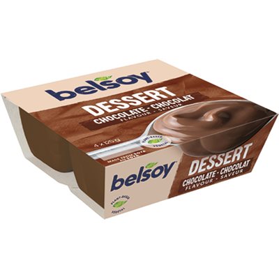 Belsoy Pouding au chocolat 124g