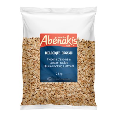 Abénakis Flocon Avoine Cuisson Rapide Bio 2.5Kg
