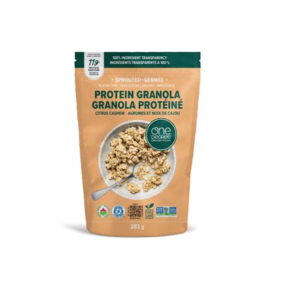 One Degree Granola Germé Protéiné Agrumes Et Noix De Cajou bio 283g