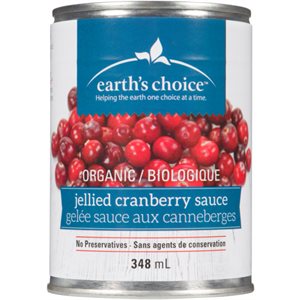 Earth's Choice Jellied Cranberry Sauce Organic 348 ml 