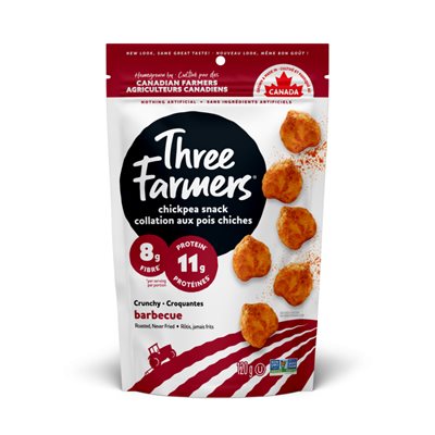 Three Farmers Roasted Chickpeas - Barbecue 120g