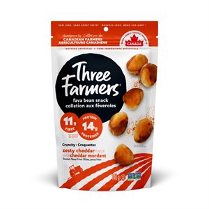 Three Farmers féveroles rôties cheddar piquant