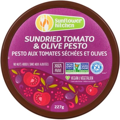 Sunflower Kitchen Pesto aux Tomates Séchées et Olives 227 g