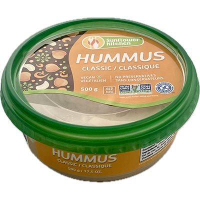 Sunflower Kitchen Hummus Classique 500G Sunflower Kitchen Hummus Classique 500G
