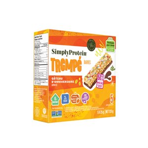 Simplyprotein Birthday Cake Dipped Snack Bars 125G