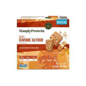 Simply Protein Roasted Peanut Baked Oat Bars