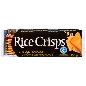 Hot-Kid Rice Crisps Craquelins de Riz Arôme de Fromage 100 g