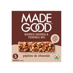 Made Good Organic Granola Bars Chocolate Chip 5 Bars x 24 g (120 g) 