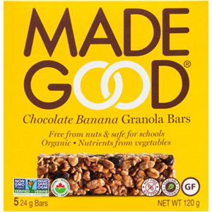 Made Good Granola Bars Chocolate Banana 5 Bars x 24 g (120 g) 120g